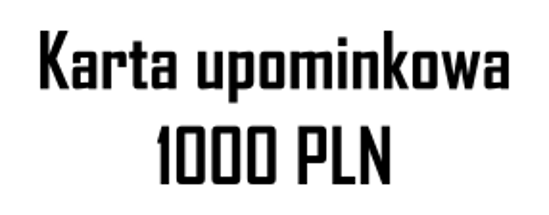 Obrazek Karta upominkowa 1.000 zł